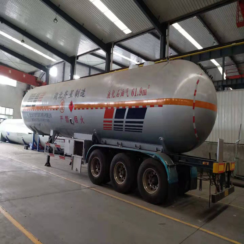61.9立方液化气槽车 LPG运输车湖北齐星压力容器进出口供应图片